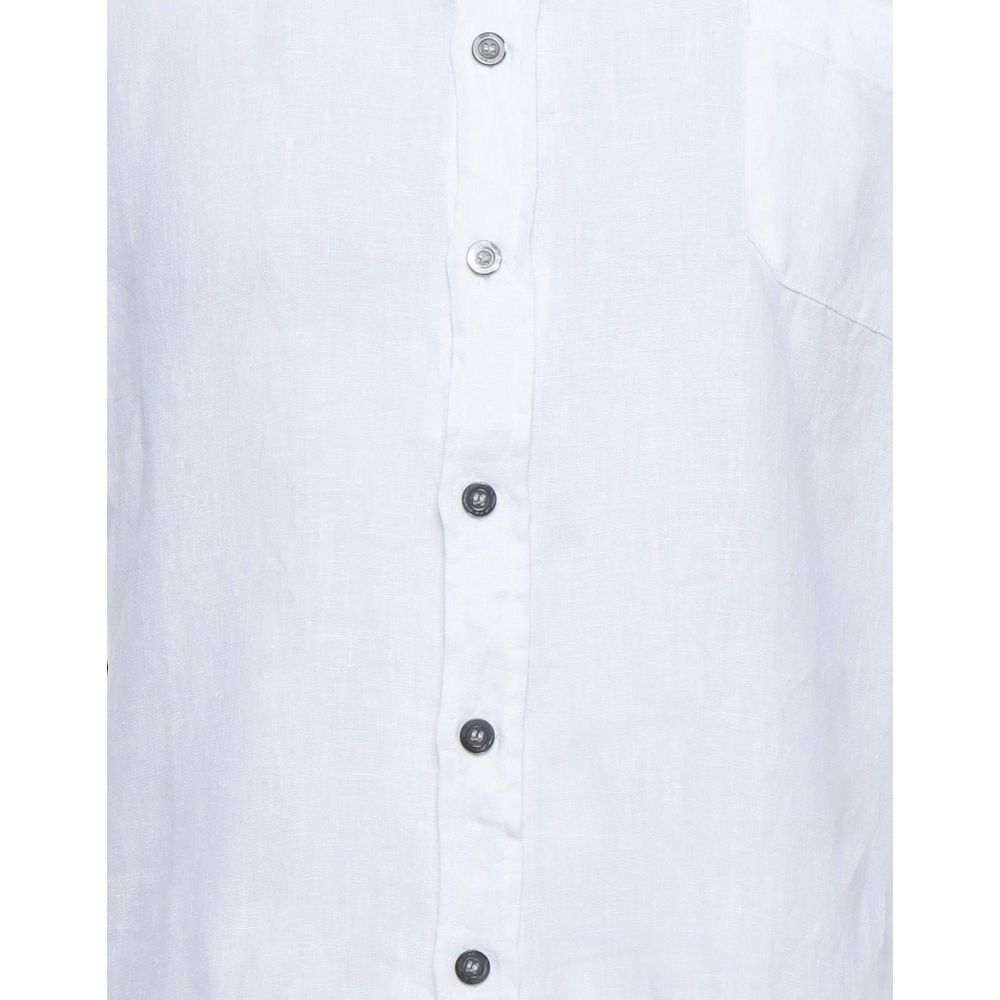 Elegant White Linen Shirt for Men - The Luxe Alliance