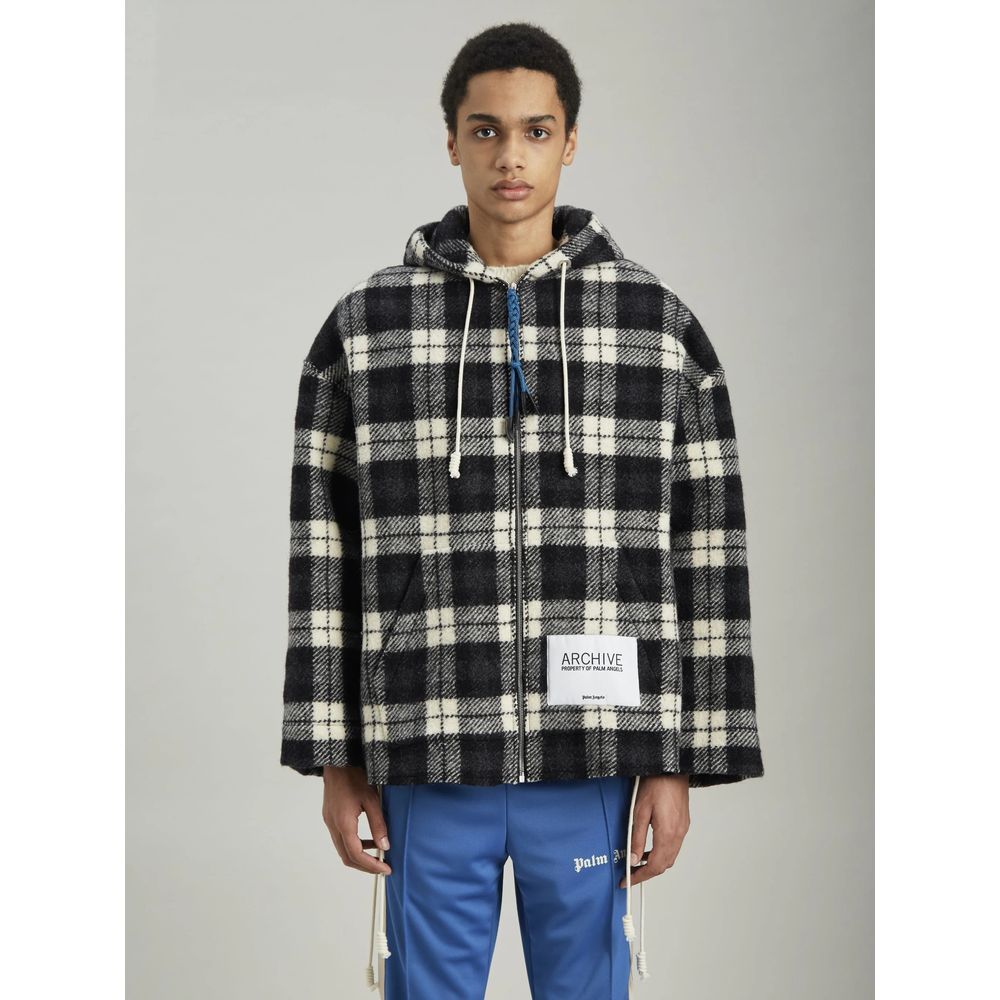 Archival Check Cashmere Hooded Jacket - The Luxe Alliance