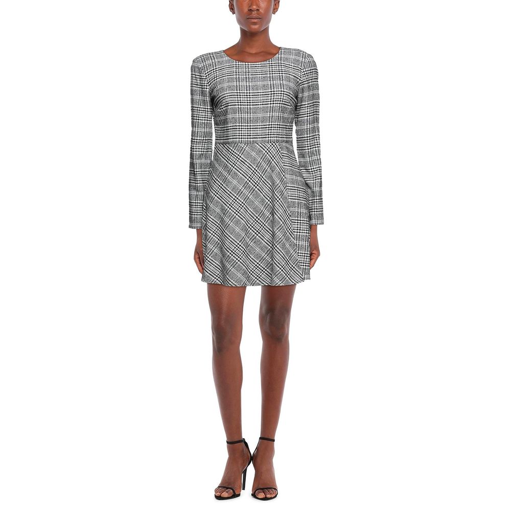  - Chic Prince of Wales Check Short Dress