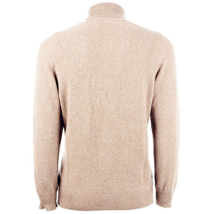  - Elegant Beige Cashmere Turtleneck Sweater