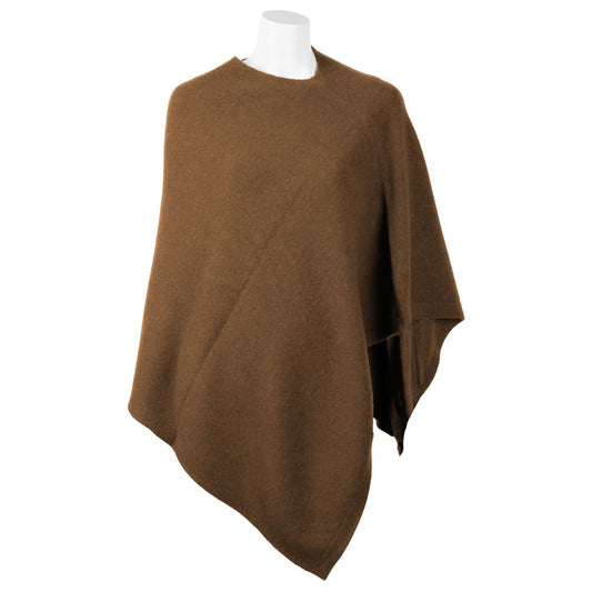  - Elegant Cashmere V-Neck Poncho