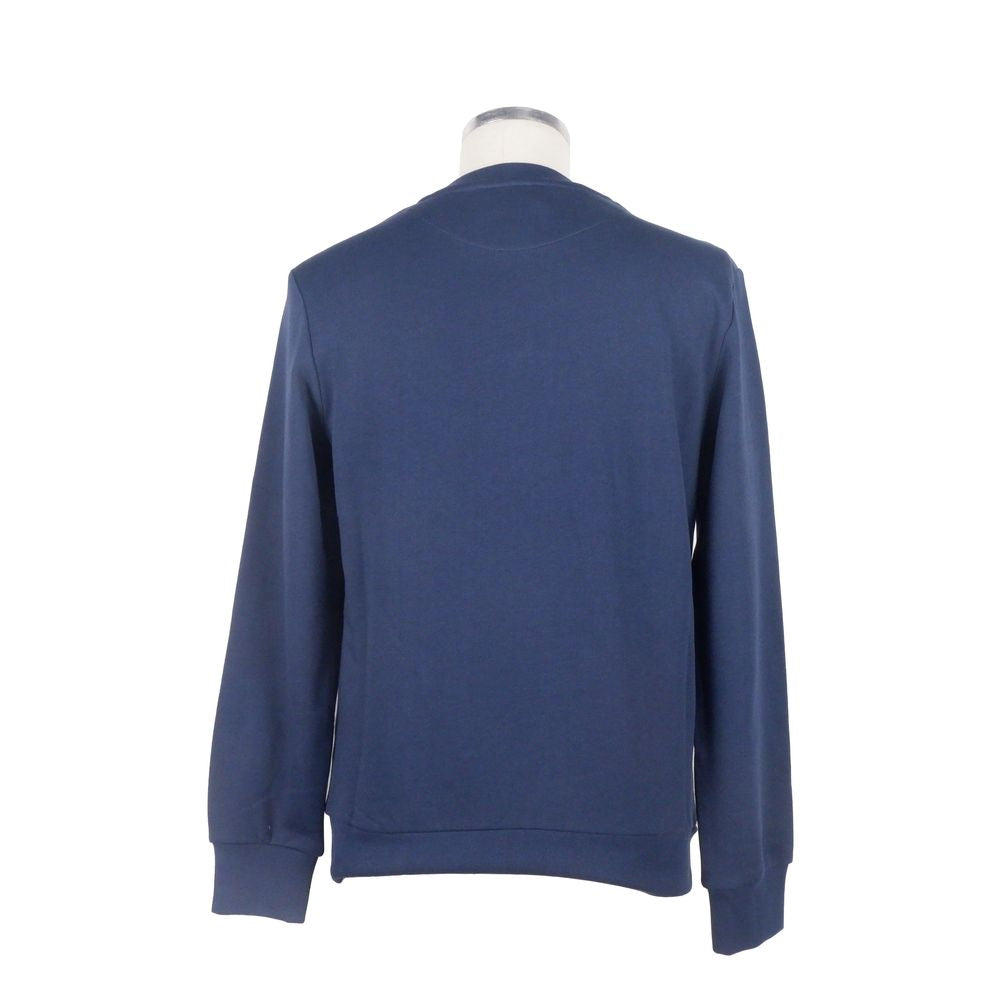  - Blue Cotton Men Sweater