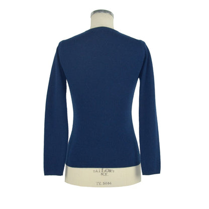  - Blue Cashmere Women Sweater