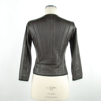  - Sleek Black Leather Jacket for Elegant Evenings