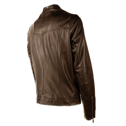 Brown Leather Jacket - The Luxe Alliance