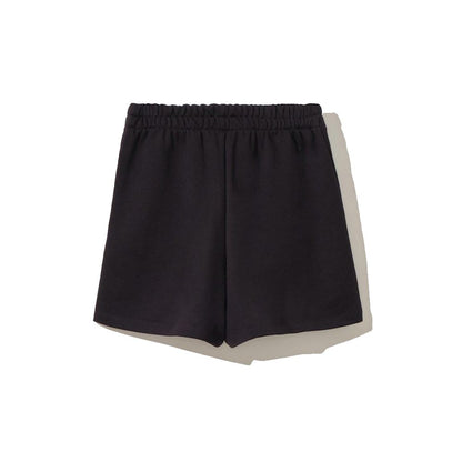  - Chic Black Cotton Shorts with Side Pockets