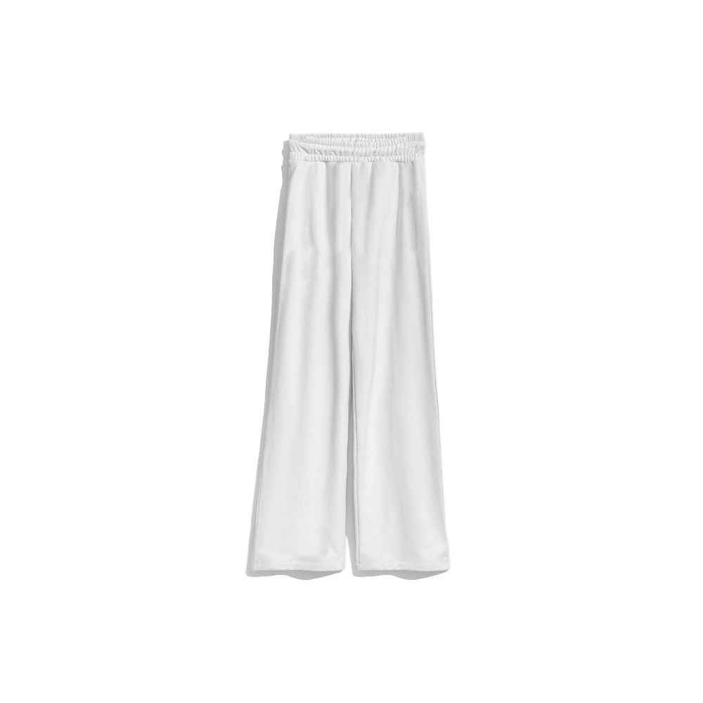  - Chic White Logo Sweatpants