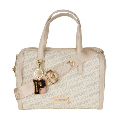  - Chic White Eco-Leather Crossbody Bag