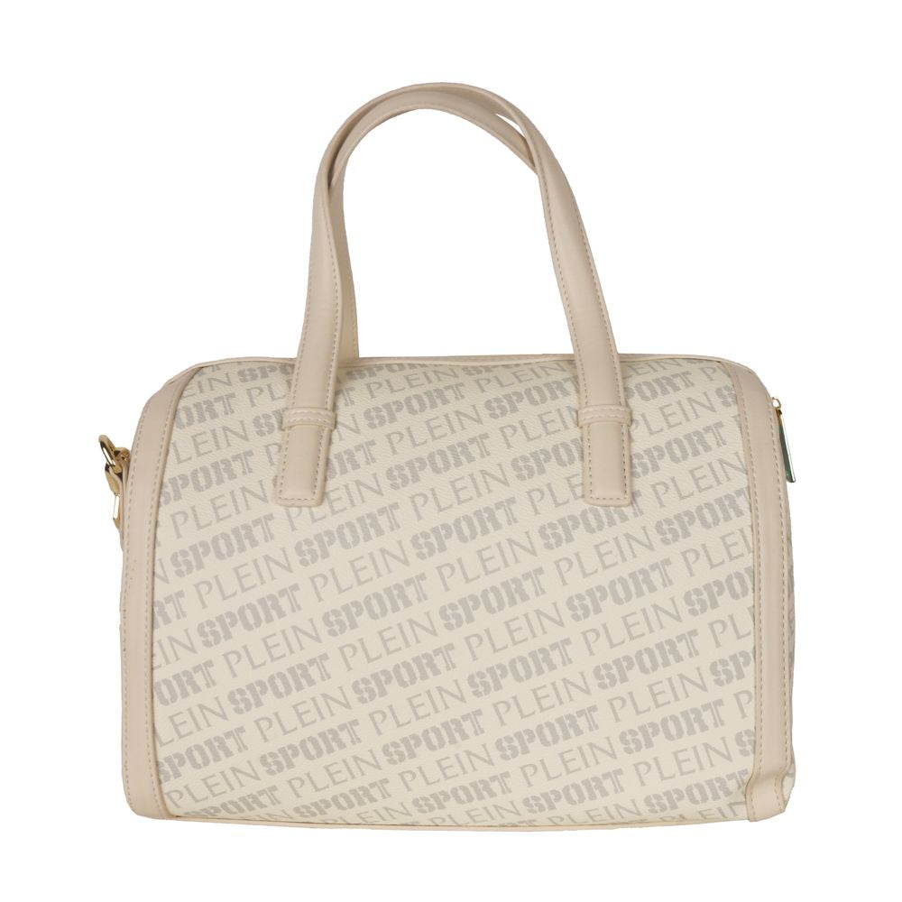  - Chic White Eco-Leather Crossbody Bag