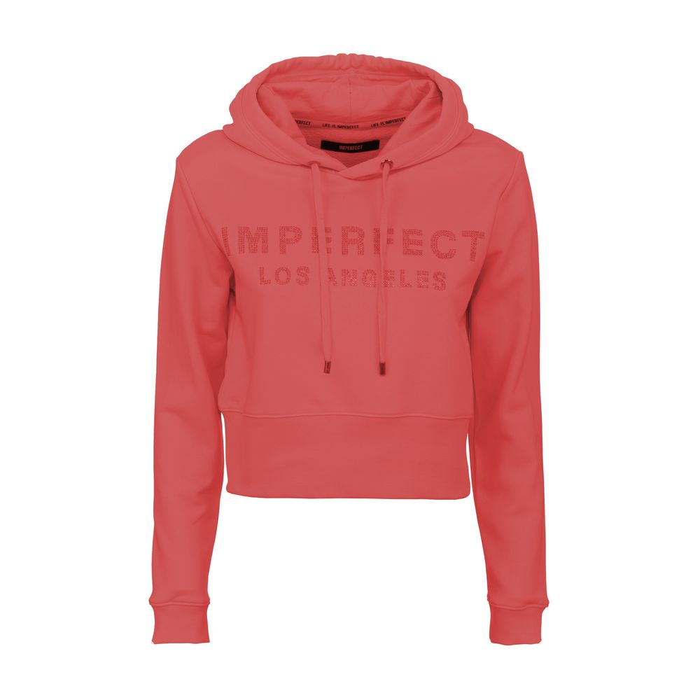  - Red Cotton Women's Hoodie