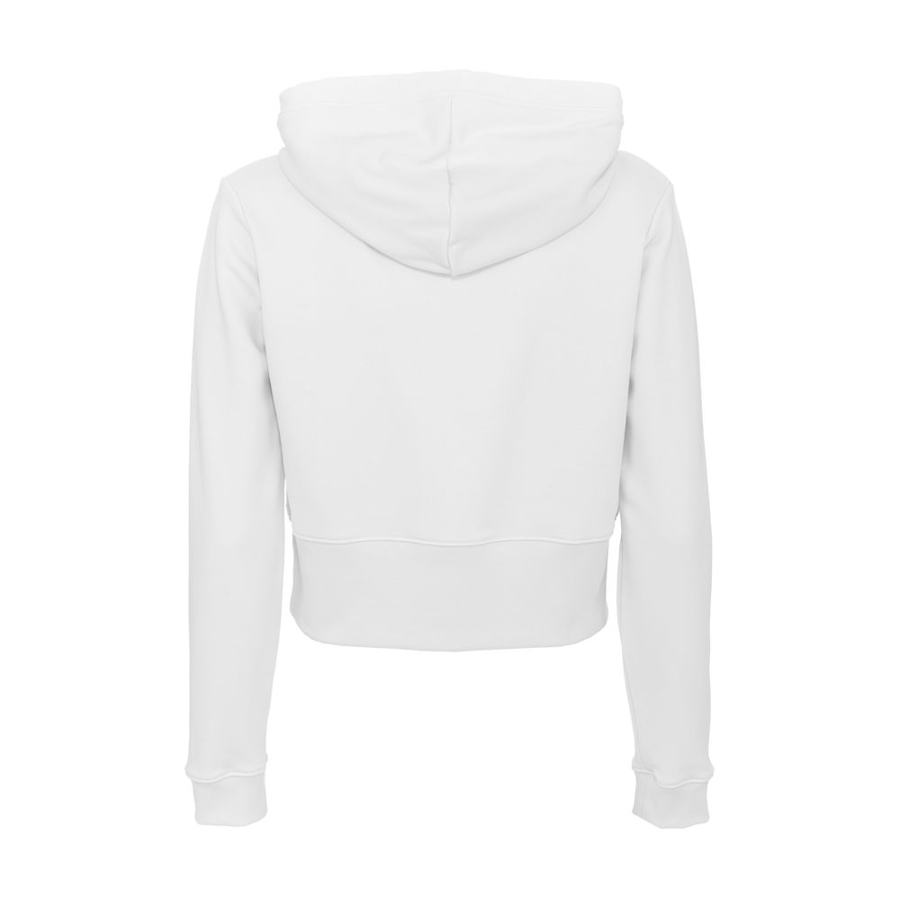  - White Cotton Womens Hoodie