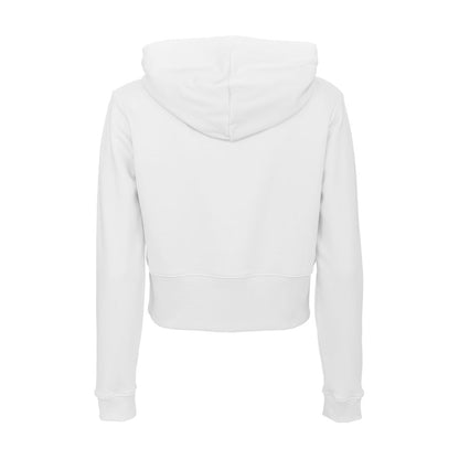  - White Cotton Womens Hoodie