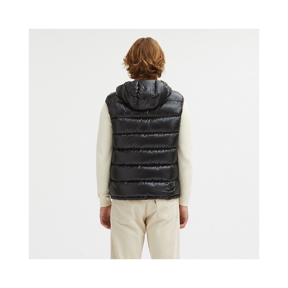 Brown Nylon Men's Reversible Vest - The Luxe Alliance