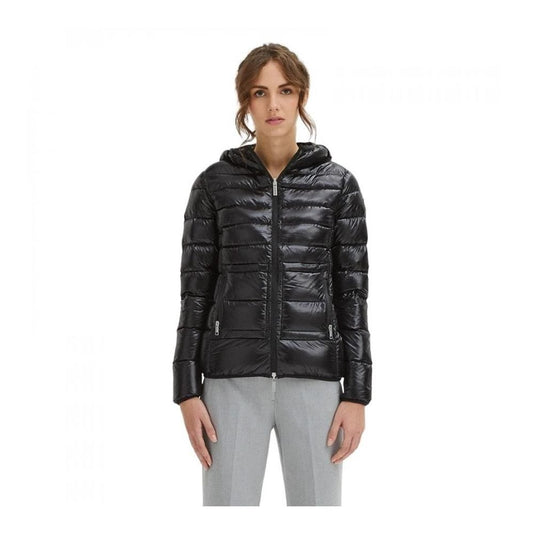  - Black Nylon Women Jacket