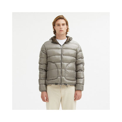  - Gray Nylon Men Reversible Jacket