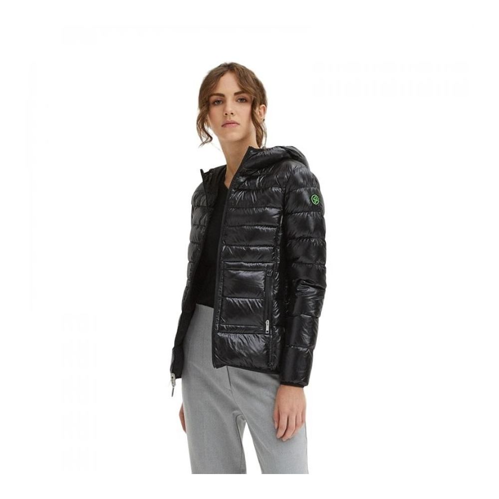  - Black Nylon Women Jacket