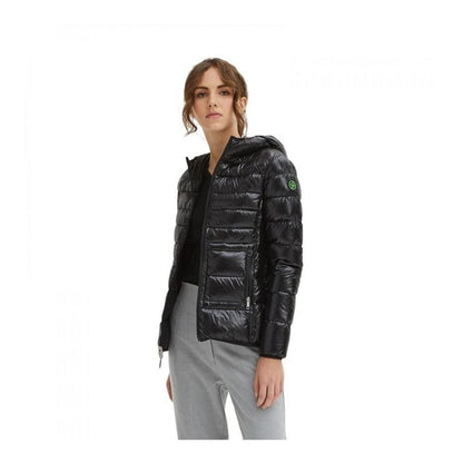  - Black Nylon Women Jacket