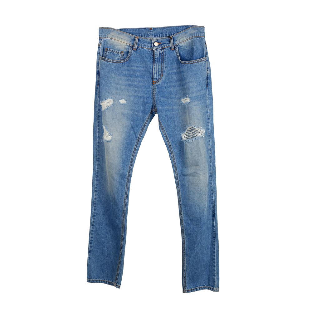  - Blue Cotton Men Jeans