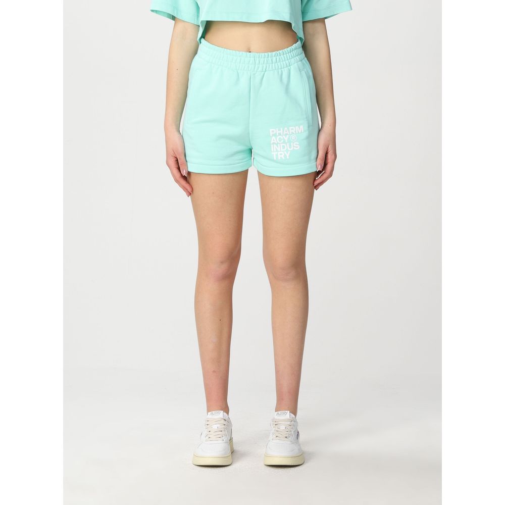  - Green Cotton Women Short