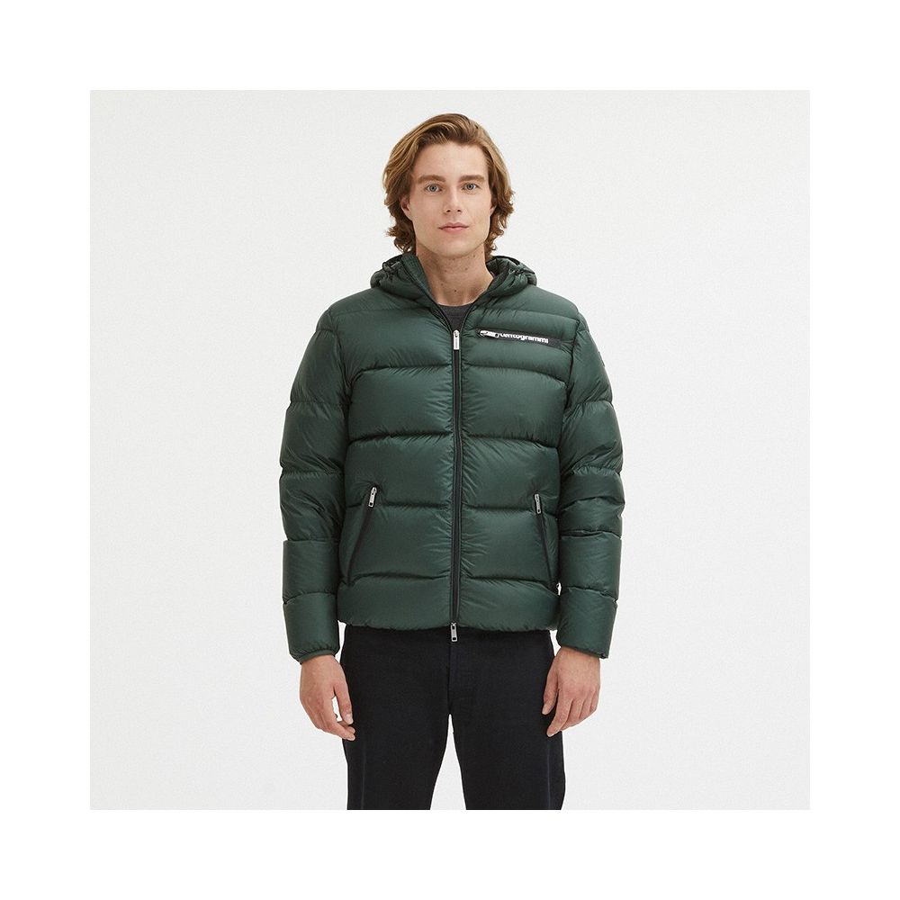 Green Nylon Men Jacket - The Luxe Alliance