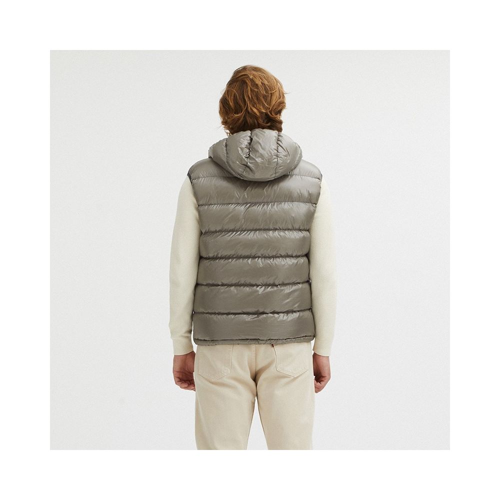 Gray Nylon Men's Reversible Vest - The Luxe Alliance