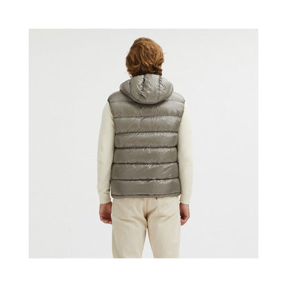 Gray Nylon Men's Reversible Vest - The Luxe Alliance