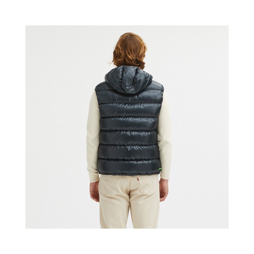 Gray Nylon Men's Reversible Vest - The Luxe Alliance