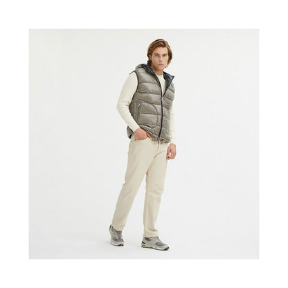 Gray Nylon Men's Reversible Vest - The Luxe Alliance