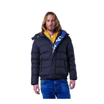  - Blue Nylon Men Jacket