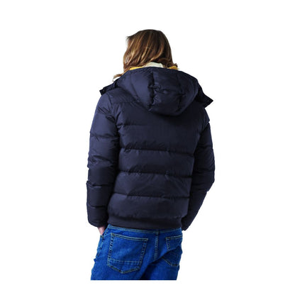  - Blue Nylon Men Jacket