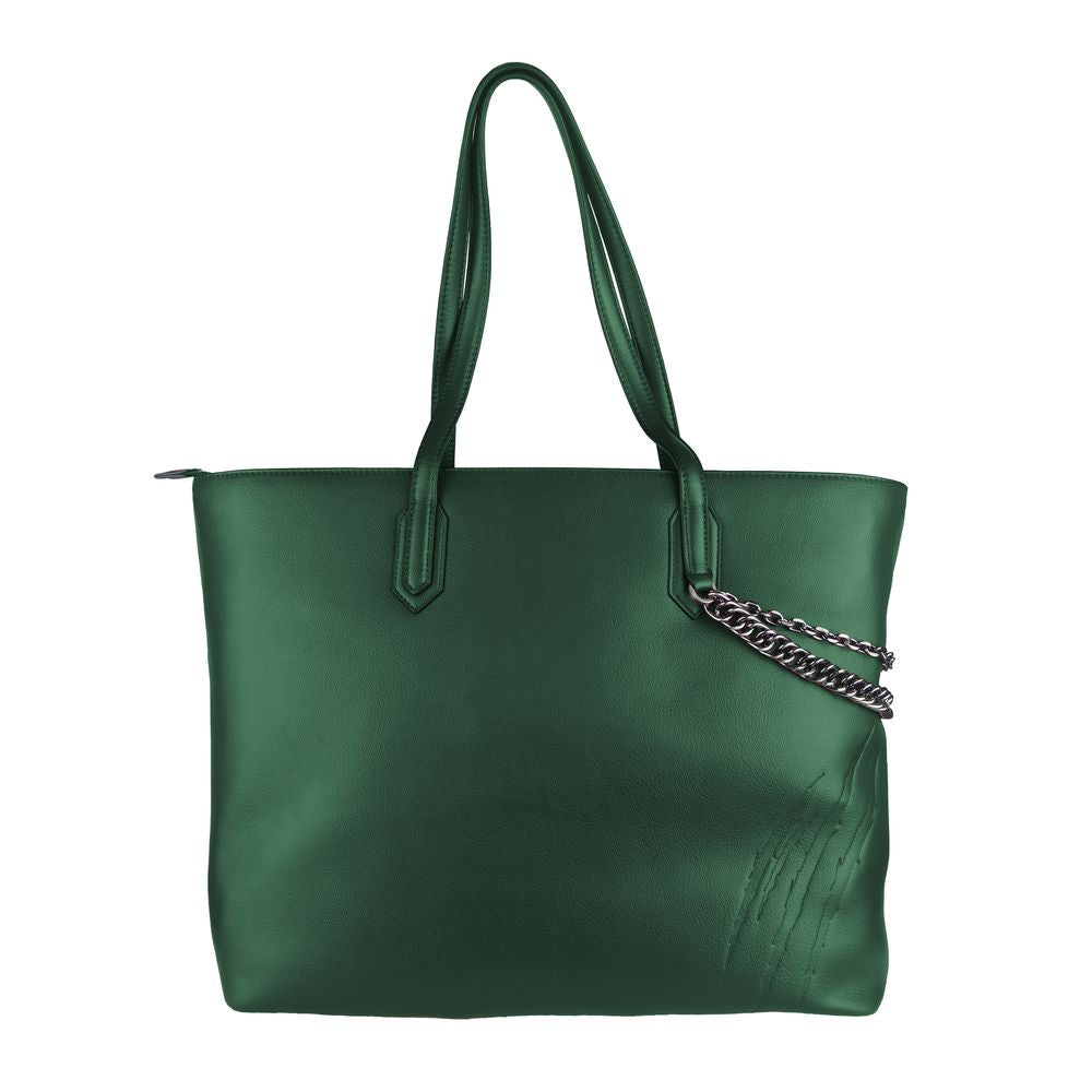  - Green Polyethylene Women Shoulder Bag