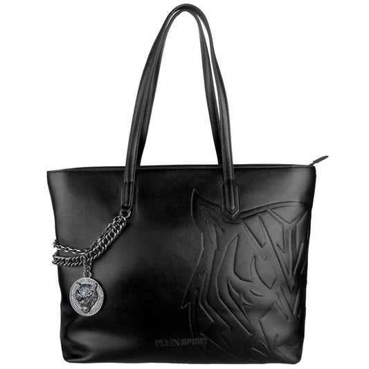  - Black Polyethylene Women Shoulder Bag