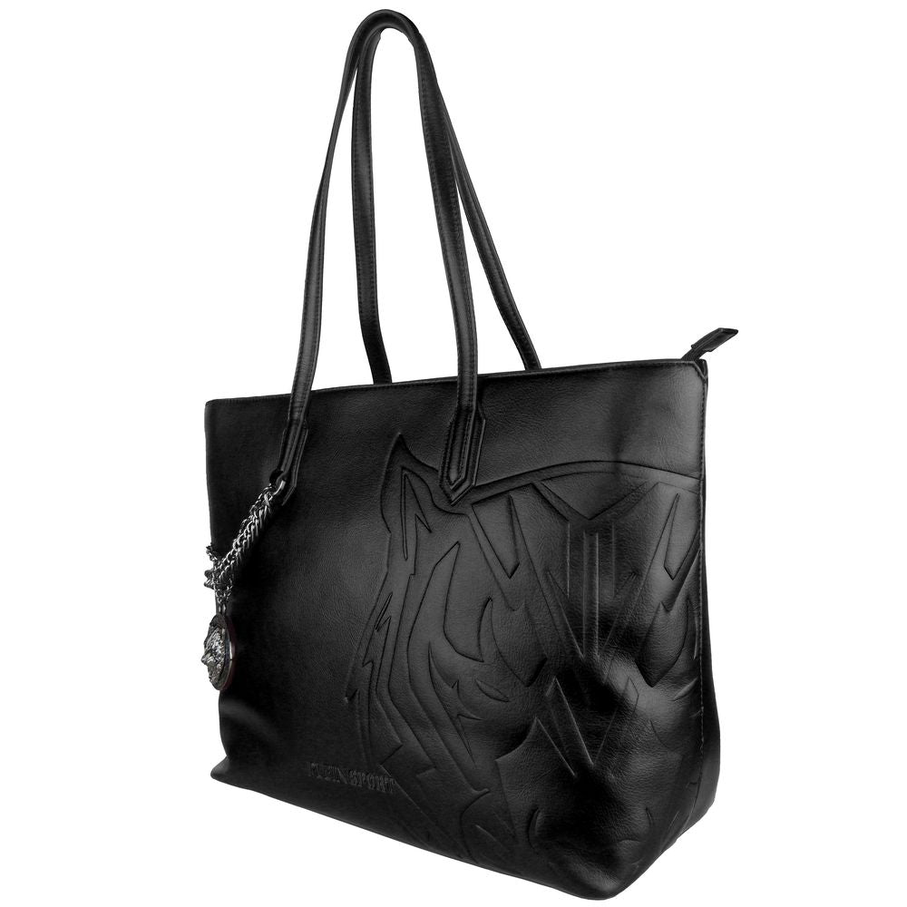  - Black Polyethylene Women Shoulder Bag