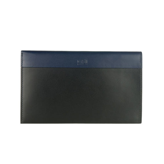  - Blue Calfskin Men Wallet