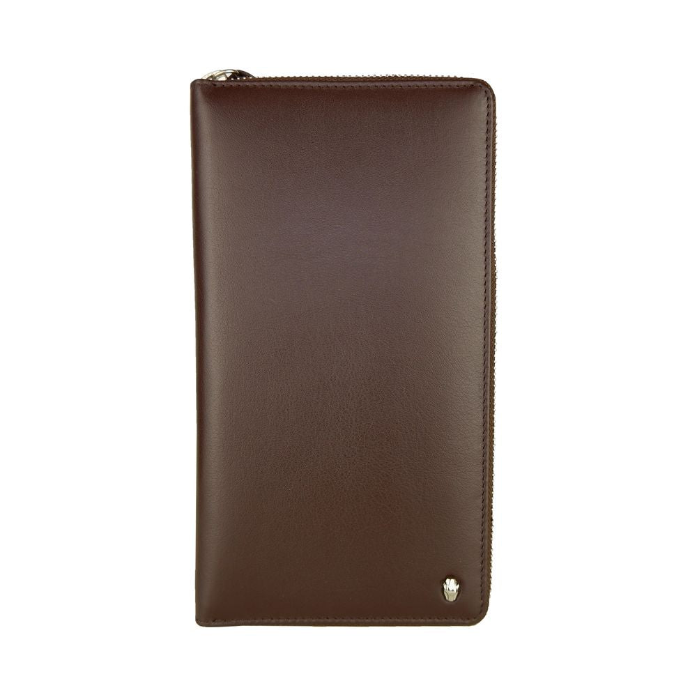  - Sophisticated Brown Leather Wallet