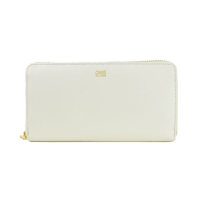  - Elegant White Calfskin Leather Wallet