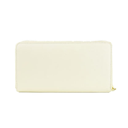  - Elegant White Calfskin Leather Wallet