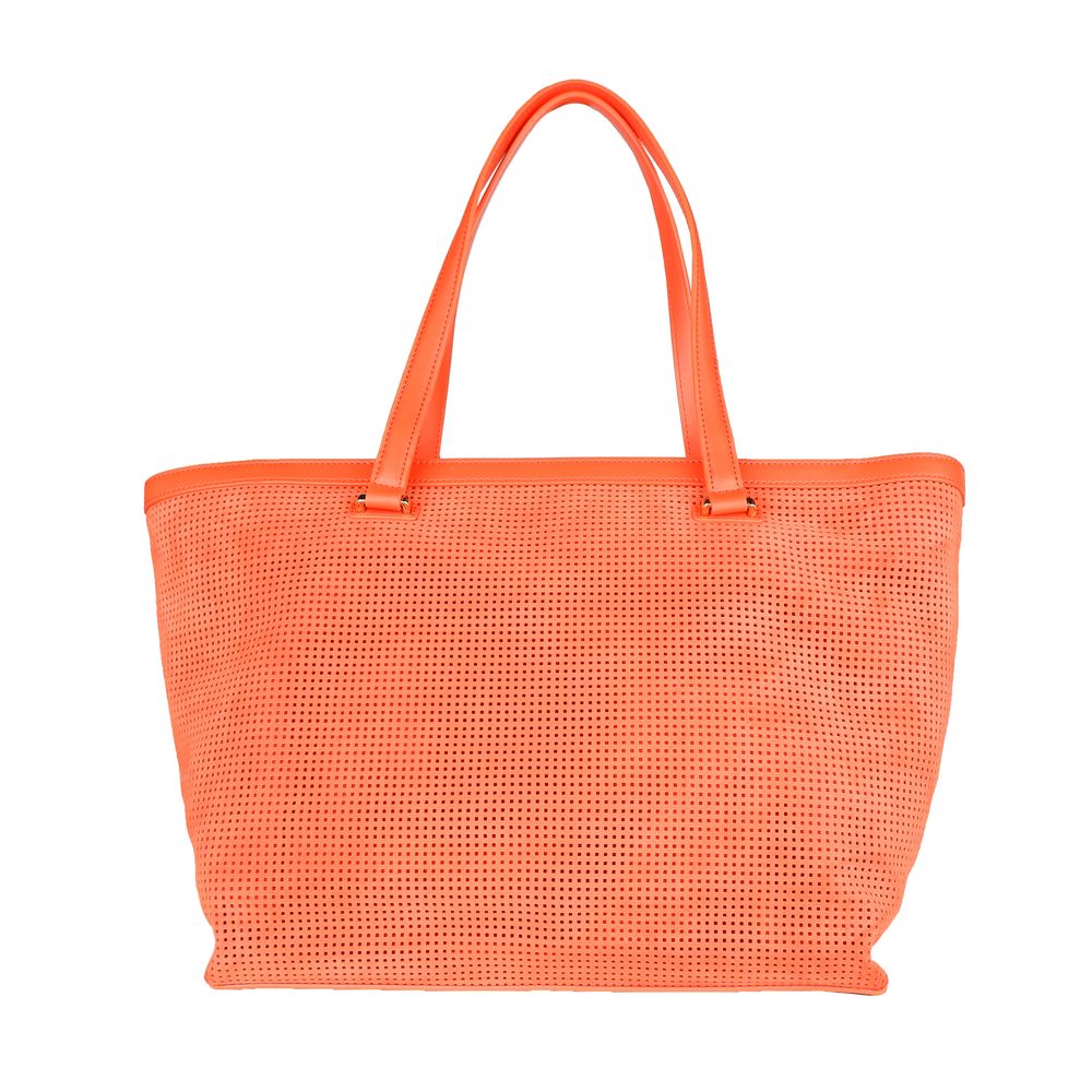  - Orange Calfskin Women Handbag