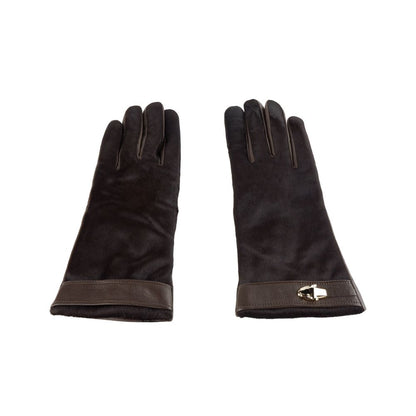  - Brown Lambskin Women Glove