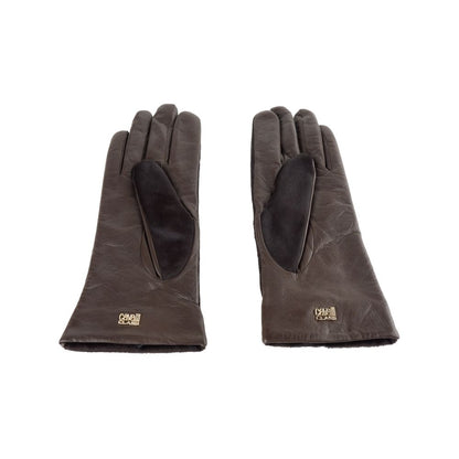  - Brown Lambskin Women Glove