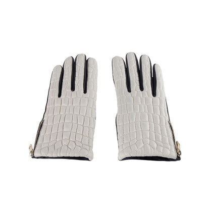  - Gray Lambskin Women Glove