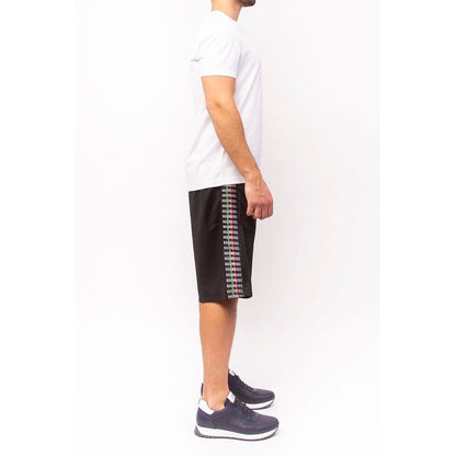  - Sleek Anniversary Striped Bermuda Shorts