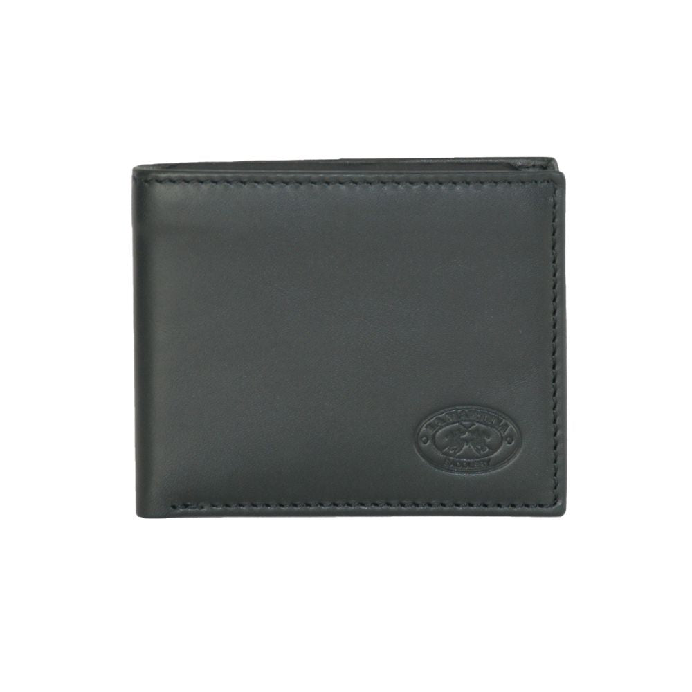  - Black Calfskin Men Wallet