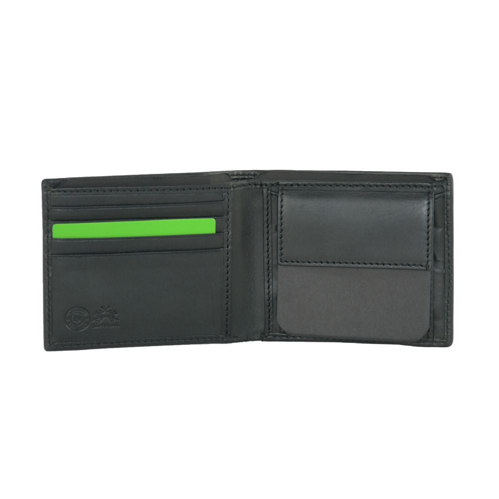  - Black Calfskin Men Wallet