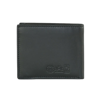  - Black Calfskin Men Wallet