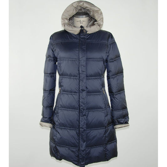  - Blue Polyester Women Jacket