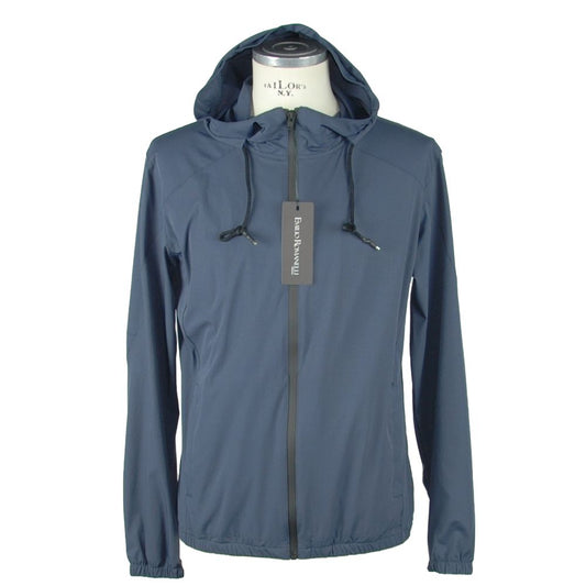  - Blue Synthetic Men's Jacket