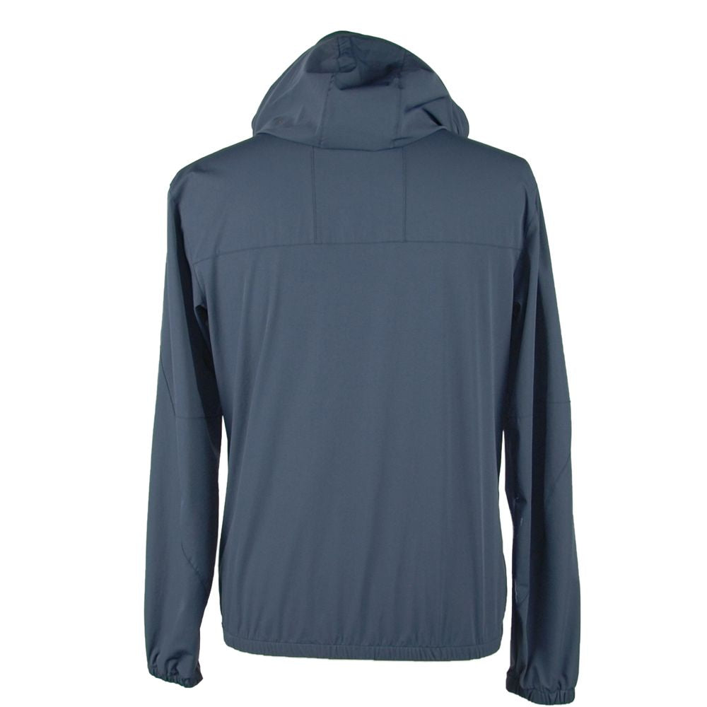  - Blue Synthetic Men's Jacket