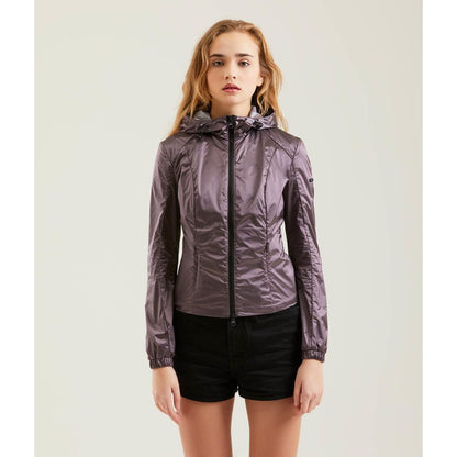 Pink Polyamide Women Jacket - The Luxe Alliance