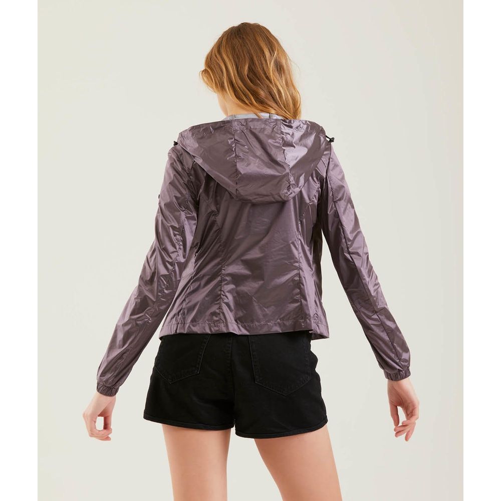 Pink Polyamide Women Jacket - The Luxe Alliance